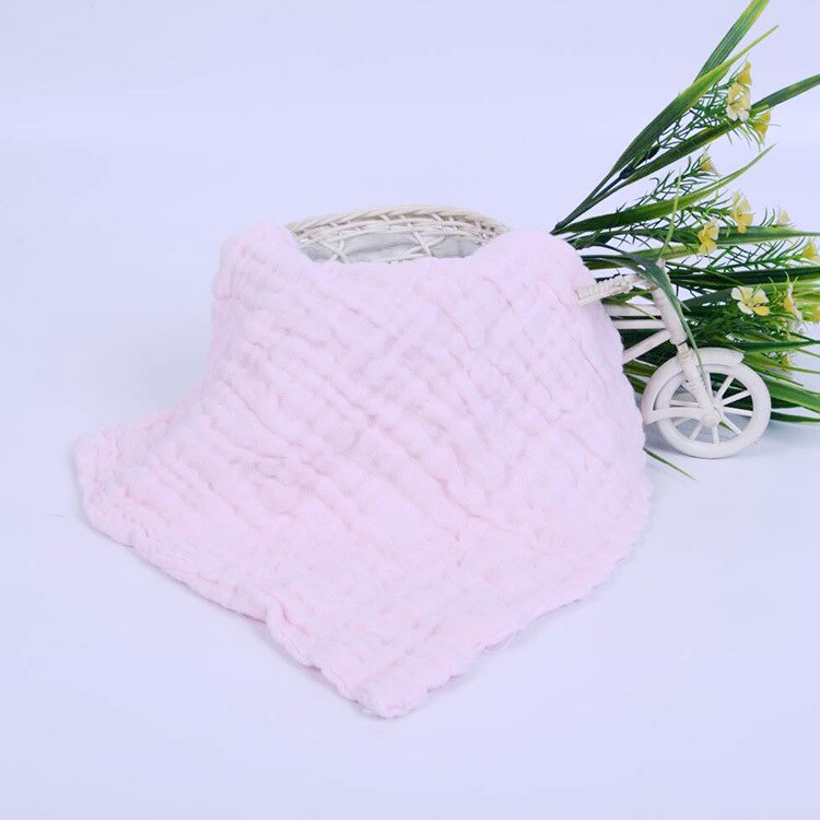 Baby Slabbetjes Burp Kleding Mousseline Meisjes Jongens Baby Doek Bandana Slabbetjes Kiel Burp Accessoire Zuigeling Baby Spullen Gratis Shipping11.11: pink