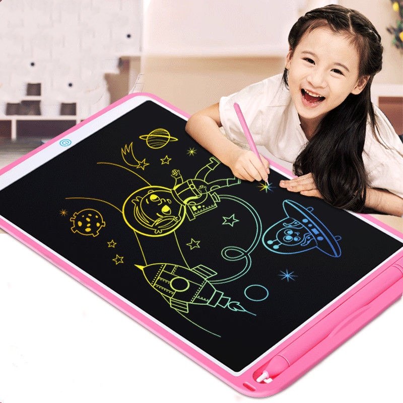 8.6 Color LCD Writing Tablet Digital Drawing Tablet Handwriting Pads Portable Electronic Tablet Board Ultra-thin Board with Pen