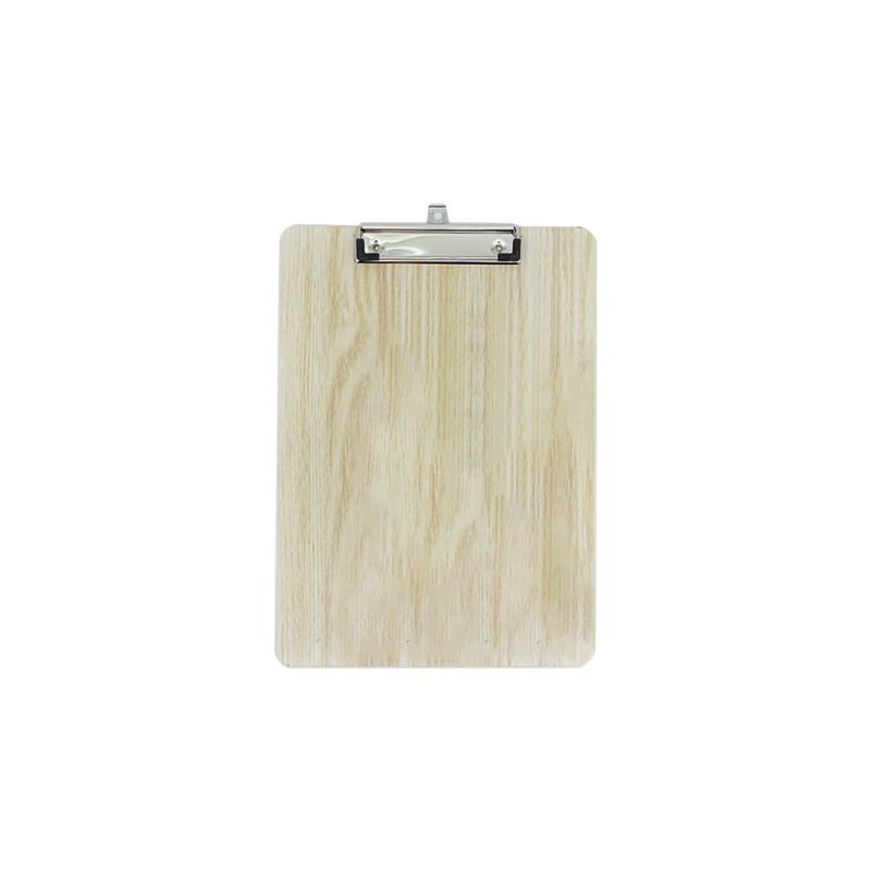 Draagbare A4 A5 Houten Schrijven Klembord Bestand Hardboard Kantoor School Briefpapier Clip Board: Bruin