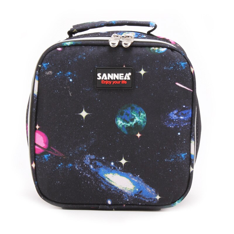 4L Kleine Capaciteit Kinderen Isolatie Zak Outdoor Picknick Draagbare Lunch Tas Isolatie Koude Isolatie Draagbare Zak Ijs: Starry sky
