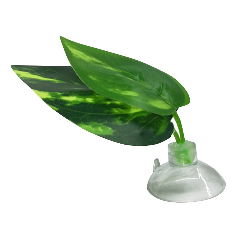 Double-Layered Simulation Ornamental Leaf Betta Fish Rest Spawning Leaf Betta Fish Bed Hammock for Fish Tank Aquarium SCVD889