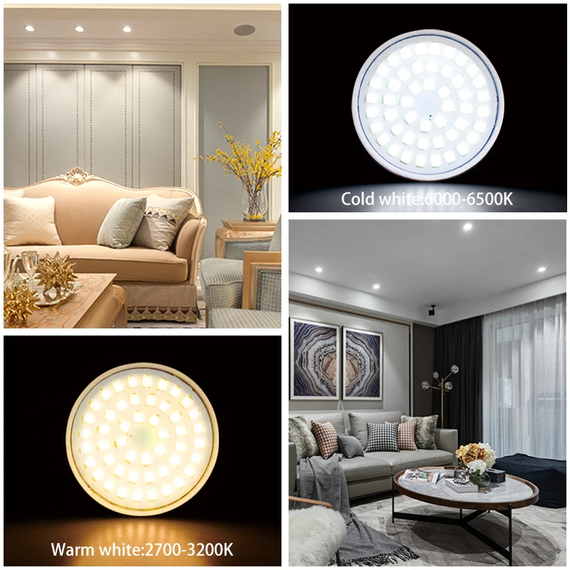 E27 E14 MR16 GU10 Lampada LED ampoule 3W 4W 5W 110V 220V Bombillas lampe à LED projecteur 48 60 80 LED 2835 SMD Lampara Spot