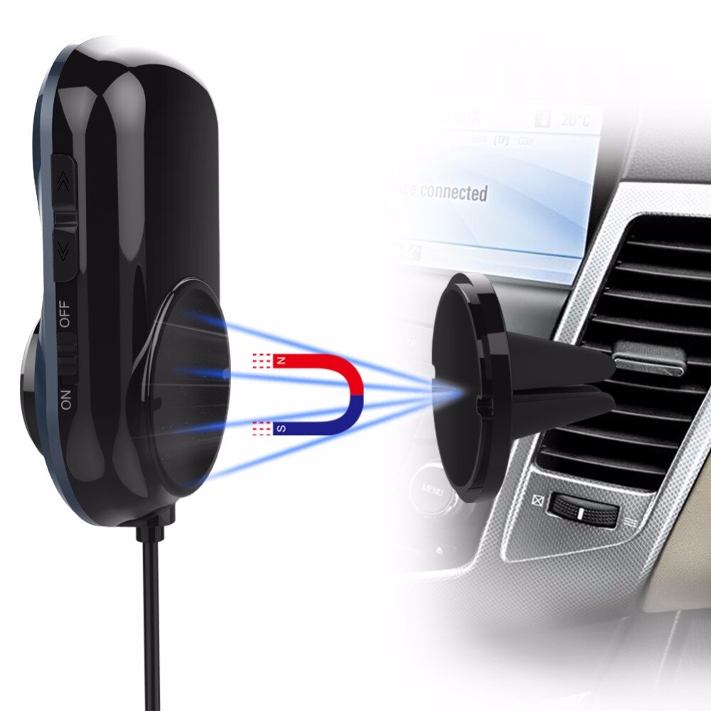 Transmetteur FM Bluetooth pour voiture, lecteur Mp3 Audio sans fil, modulateur FM, mains libres, Kit de voiture, écran LCD pour iPhone X