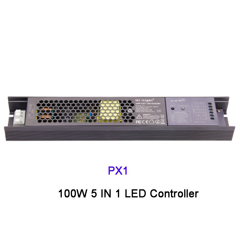 PX1 100W 5 IN 1 LED Controller 2.4G RF/APP/alexa voice control Built-in driver controller for DC24V LED strip light