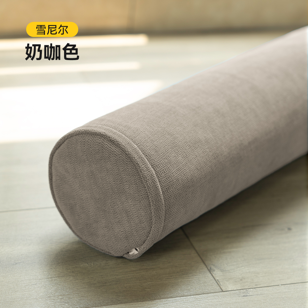Cervical Neck Roll Pillow Cylinder Round Pillow Pain Relief Neck Pillows for Sleeping Support Removable Washable Cover 12x60cm: 43*73 / plum