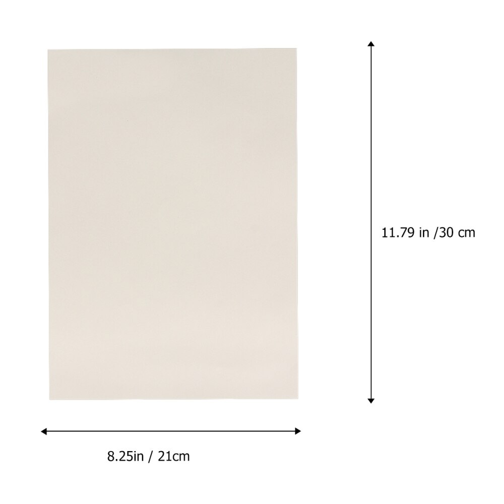 1 Set of 5Pcs 12K Border Inner Sheet Paper Core Blank A4 Paper Certificate Paper