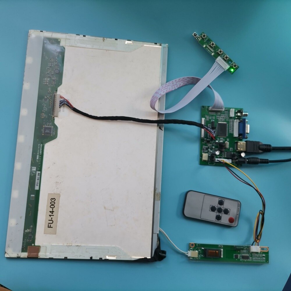 kit Work for LTN154X3-L01 LTN154X3 monitor DIY LVDS 1280x800 LCD remote AV Screen panel SCREEN 2AV HDMI VGA Controller Board
