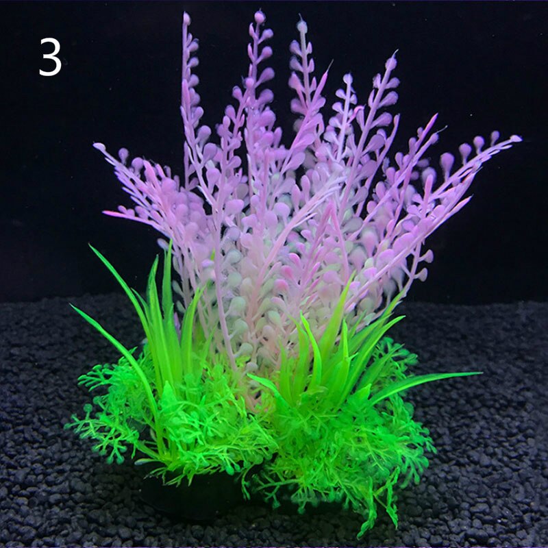 12 Soorten Aquarium Decoratieve Planten Waterplanten Decoratieve Fish Tank Decoratie Kunstplanten Accessoires Iandscaping 14Cm: 3