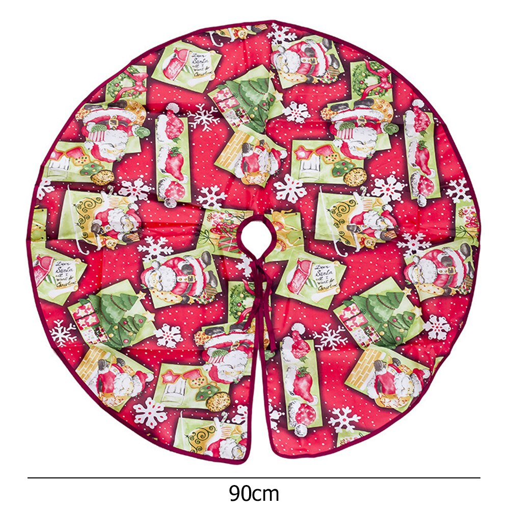 Kerstboomrokken voor thuis, jaardecoratie, kerstboomrok, kerstboomrok, linnen vloermat voor scène-indeling 122cm: H