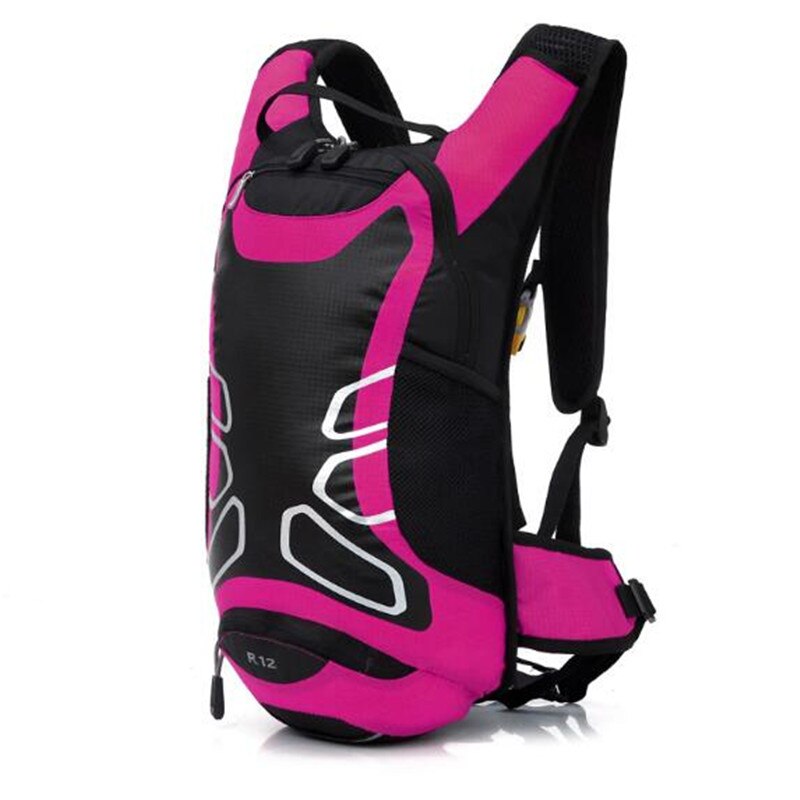 Fietstassen 15 draagbare waterdichte racefiets waterzak outdoor sport klimzak hydratatie rugzak: Roze kleur