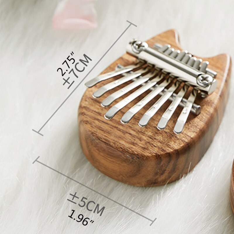 Kalimba Thumb Piano Mini Kalimba 8 Key Portable Mbira Finger Piano Best for