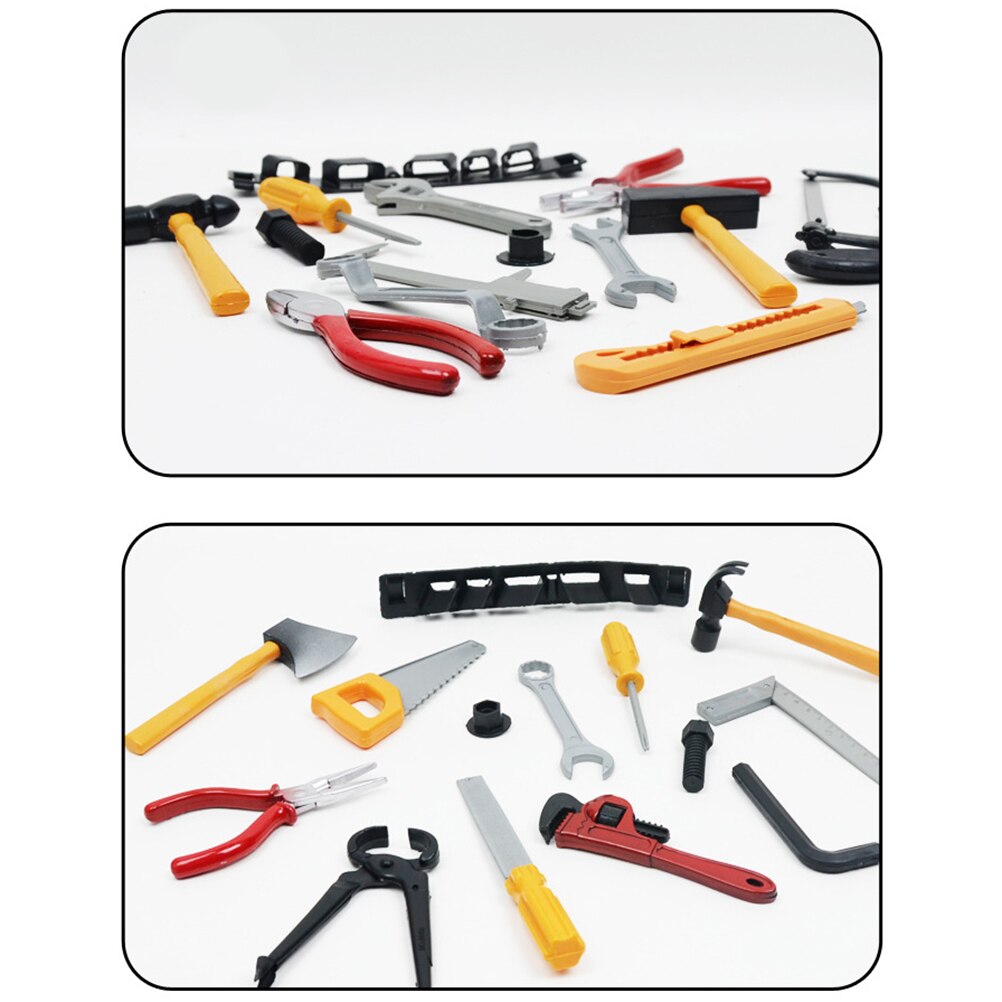 14 Pieces Of Children'S Simulation Repair Tools Toys Play House Family Power Supply Maintenance Disassembly Tools Toy Set