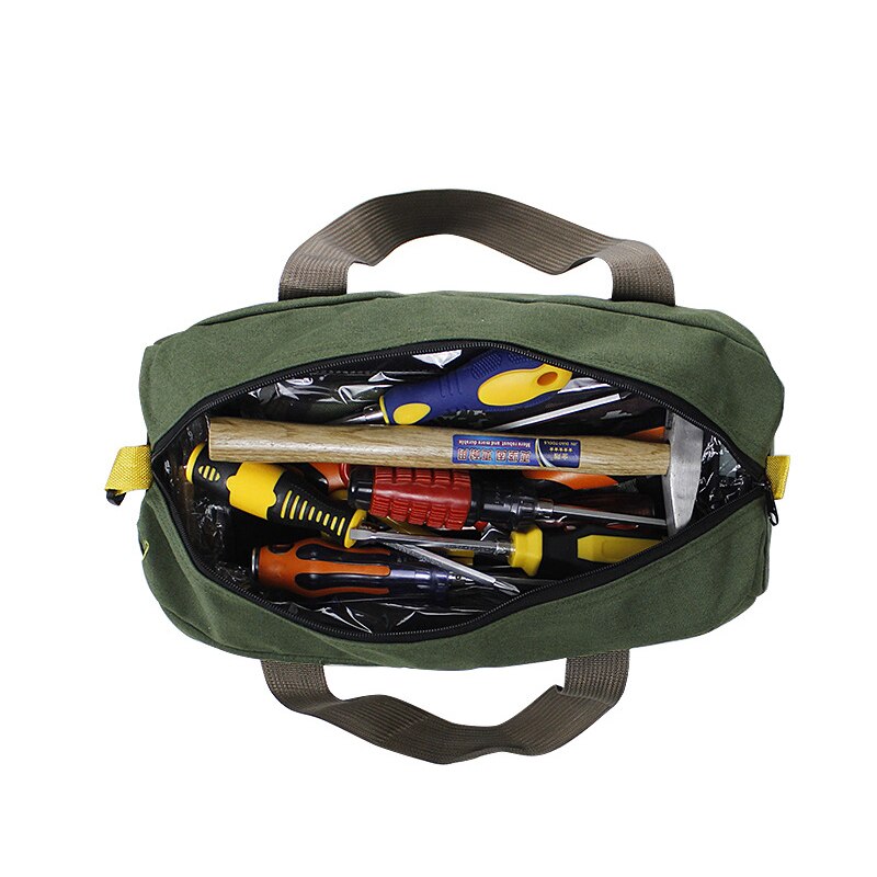 Durable Thick Canvas Pouch Tool Bags Oxford Canvas Carry Bag Portable Pliers Metal Tools Kit Parts Hardware Organizer
