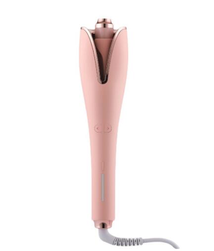 Automatische Rotatie Haar Krultang Anti-Perm Krullend Krultang Rollers Wave Wand Styling Tools Voor Vrouwen: pink Curler