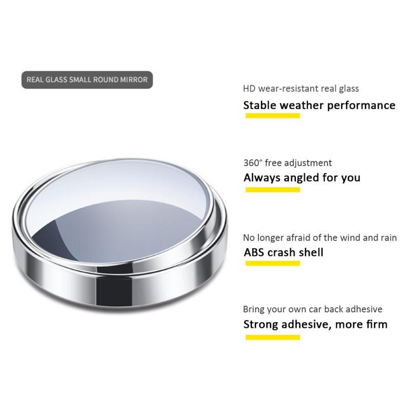 Auto Voertuig Driver Groothoek Ronde Convex Mirror Blind Spot Auto Achteruitkijk Auto Accessoires Interieur Voertuig Exterieur Onderdelen