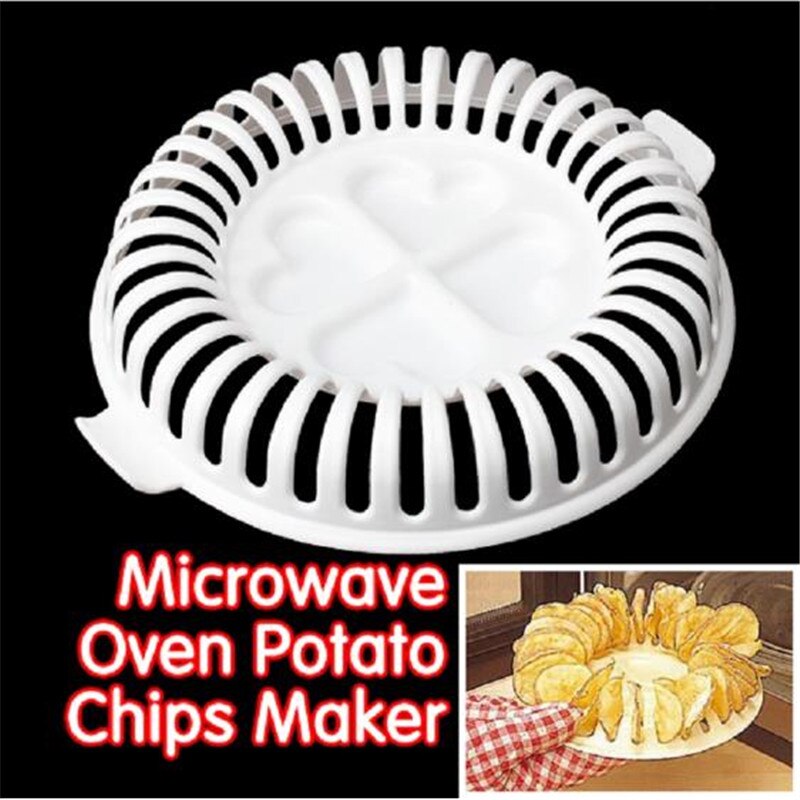 1 x Baked Potato Chips Maker Cook Potato Chip Baking Dishes Healthy low calories