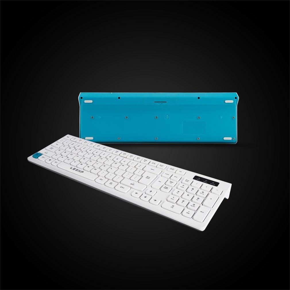 Ultra-Dunne Chocolade Bedraad Toetsenbord Desktop Office Home Games Slim Mute Computer 104 Toetsen Full-Size Ergonomisch