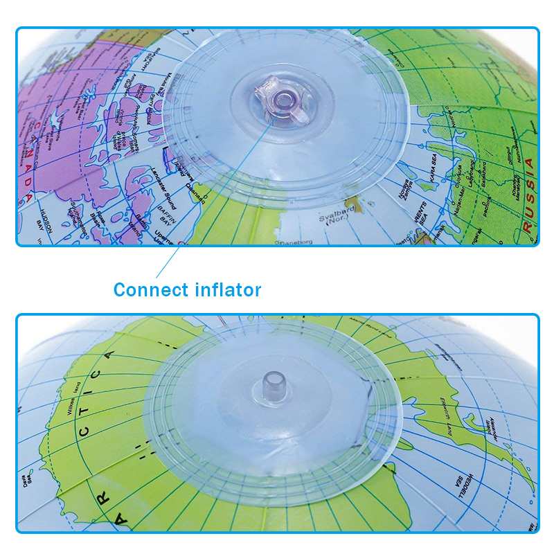 16 inch opblaasbare wereldbol educatieve geografie speelgoedkaart ballon strandbal geografie speelgoed educatief speelgoed voor kinderen