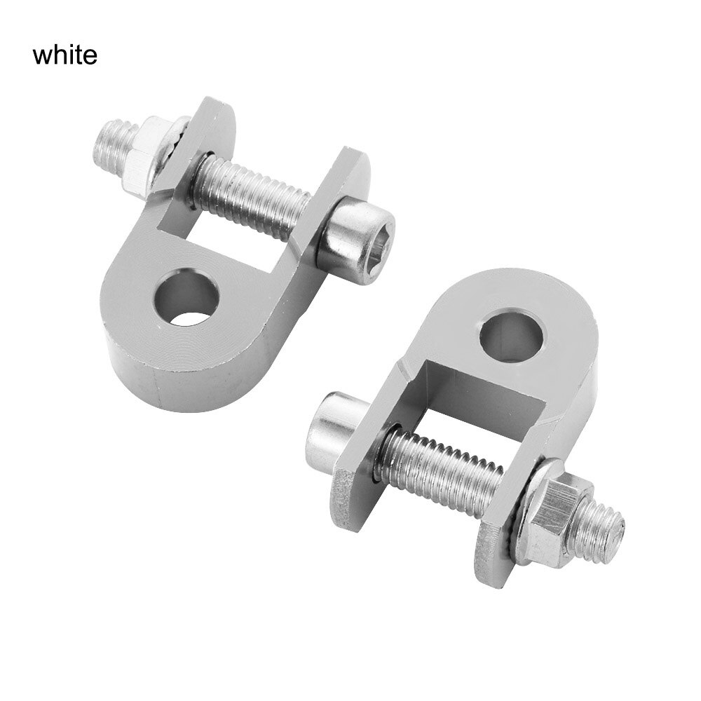 Extensor Universal de amortiguadores para motocicleta, Extensión de altura, elevador de suspensión, accesorios para motocicleta, 2 uds.: white