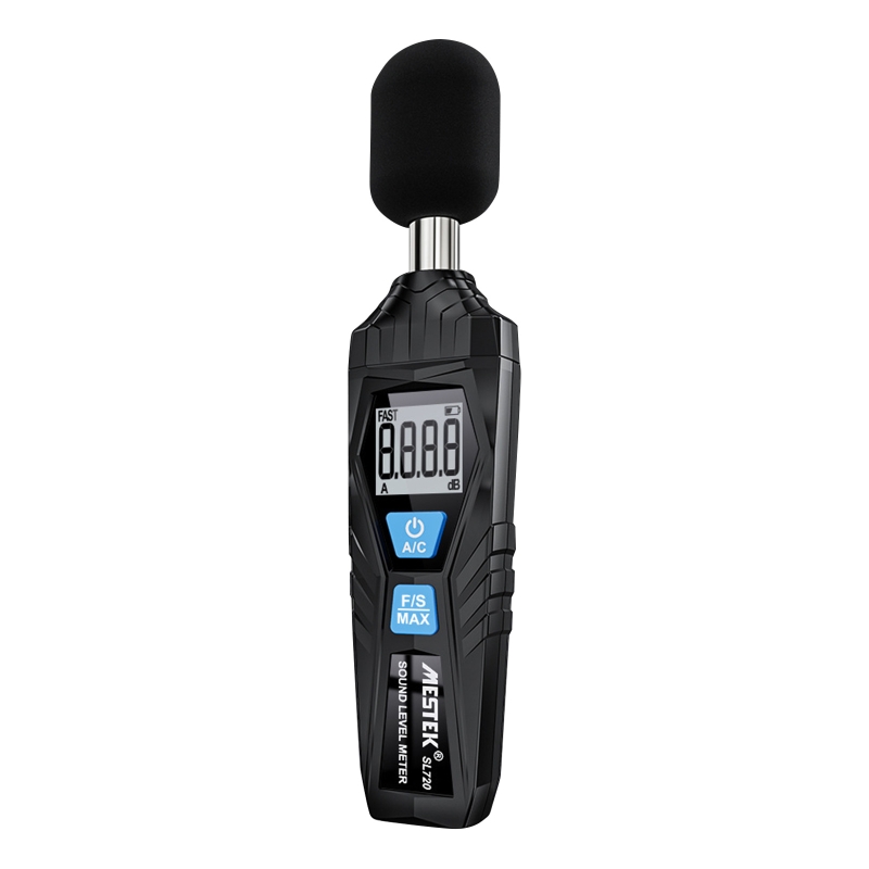 Decibel Meter Digital Sound Level Meter Handheld Audio Noise Meter Tester w/ LCD Display Measuring 30-130dB Accuracy 2.0 G8TB