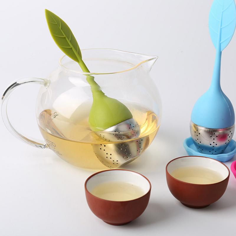 Durable Tea Infuser Silicone And Plastic Infusers Loose Tea Leaf Leaves Strainers