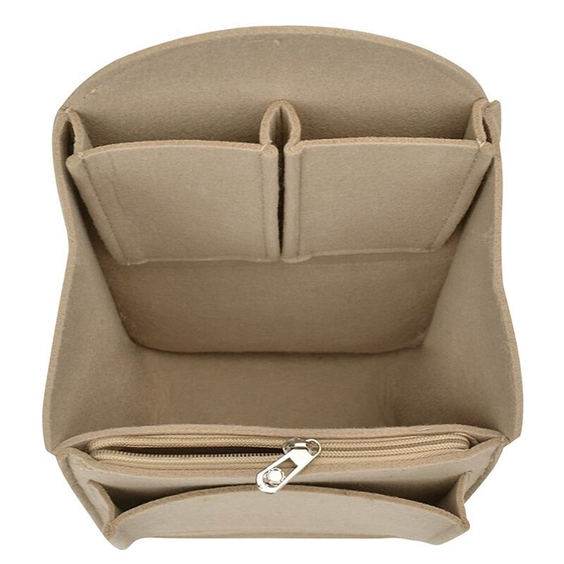 Mochila de fieltro insertar organizador bolsa de almacenamiento bolsa Universal en bolsa hombres mujeres bolsos de hombro bolso de mano organizadores