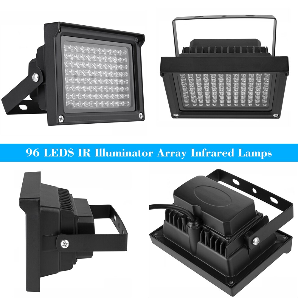96 LEDS IR Illuminator Array Infrared Lamps Night Vision Outdoor Waterproof CCTV Fill Light For CCTV Security Camera