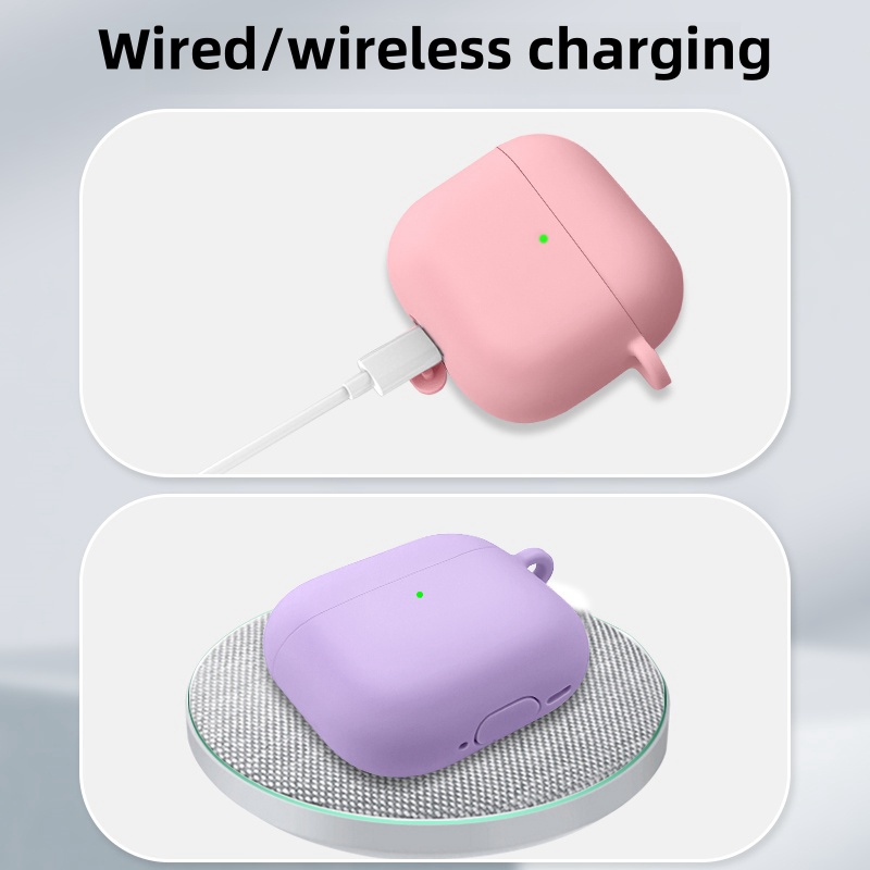 Para nuevos airpods 4 funda para auriculares apple funda protectora de silicona líquida para airpods 4 funda para auriculares inalámbricos Bluetooth