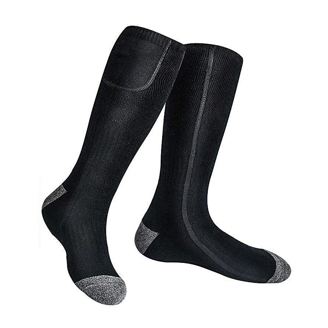 USB Rechargeable Battery Electric Heated Socks Winter Outdoor Boot Foot Warmer For Skiing Cycling Hiking Sport