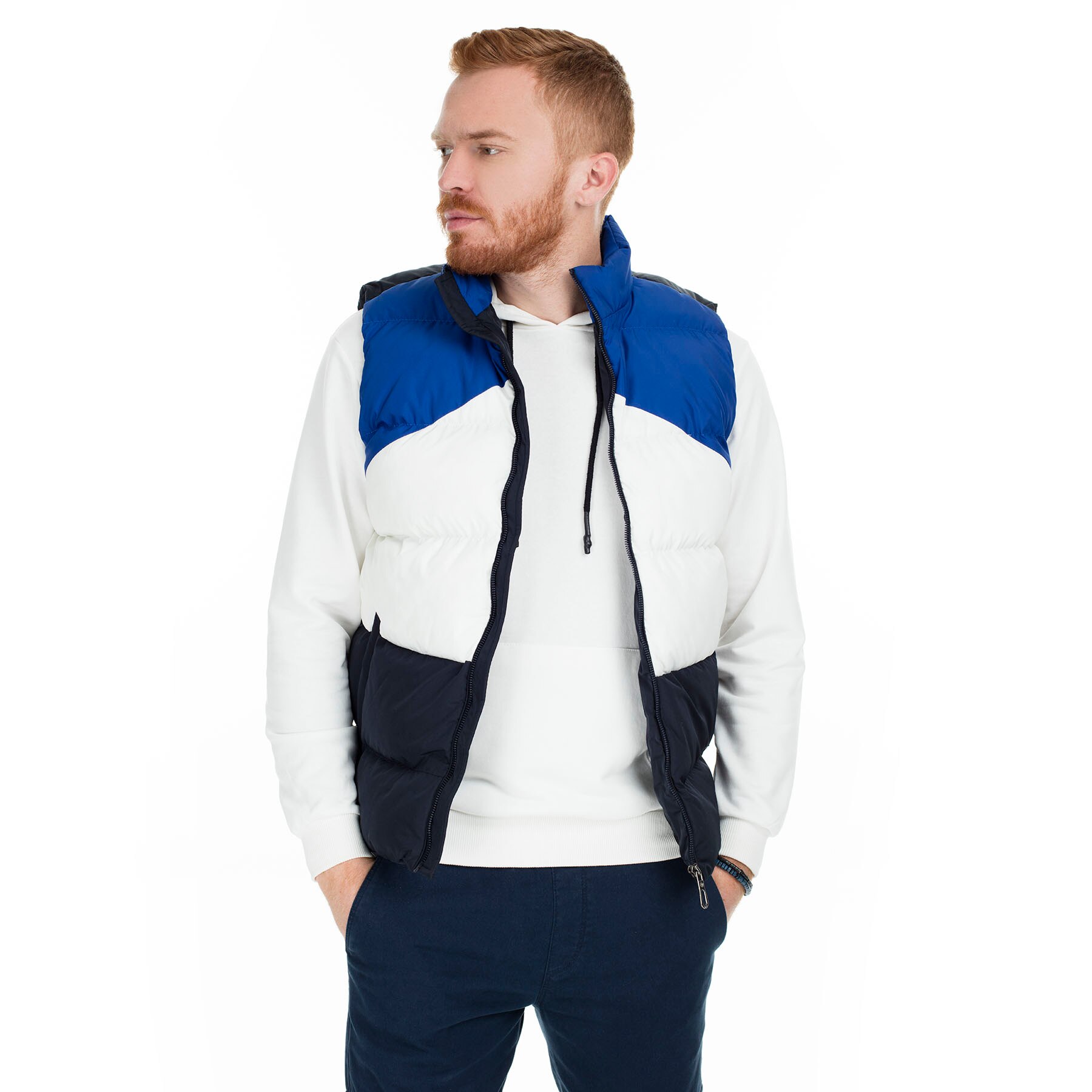 Buratti Rechtop Kraag Slim Fit Vest Mannen Vest 5622352 W0