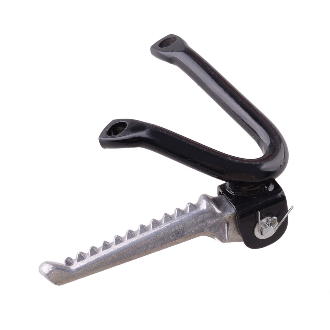 1 Paar Achter Links &amp; Rechts Passenger Voetsteun Pedaal Pad Beugel Side Stand Refit Onderdelen Fit Voor Motorfiets Gemodificeerde