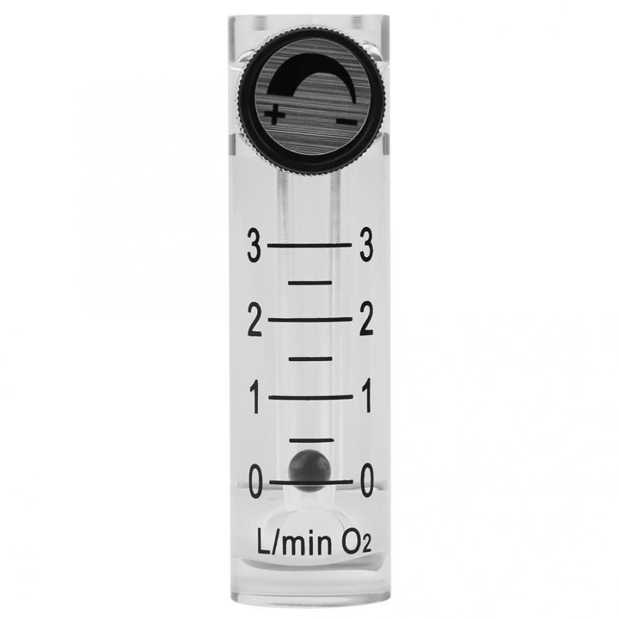 0-3LPM Gas Durchflussmesser, flow Meter Mit Regelventil Für Sauerstoff/Luft/Gas-Anschluss 8mm Schlauch Barb Fluss Sensoren