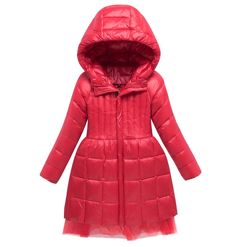 Winter Donsjack Voor Meisjes Baby Kleding Dikke Kids Down Jas Winter Parka Voor Meisje Snowsuit Kinderkleding 2 om 8 Jaar: Red / 6T