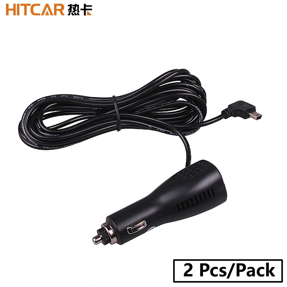 Car Turck DC 12V 24V to 5V Power Inverter Converter Micro Mini USB Power Charger Adapter Cable for GPS Phone DVR Recorder 2Pcs
