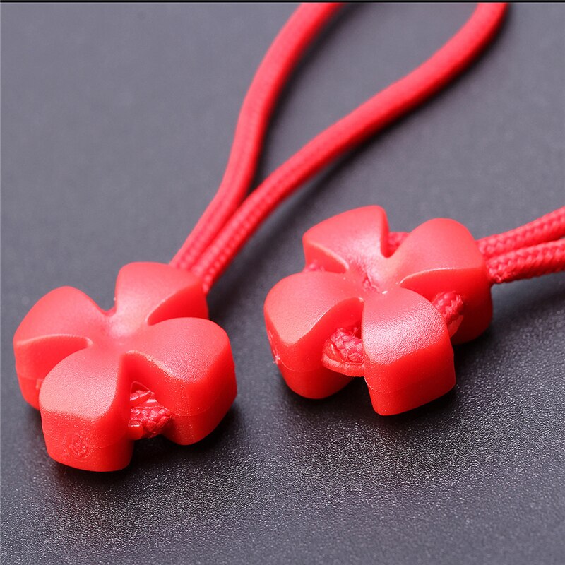 1000 Pieces/Lot Zipper Slider Zipper Slip Rope Pull Puller Detachable Clip Slider Cord For Clothes Bags Garment Accessory