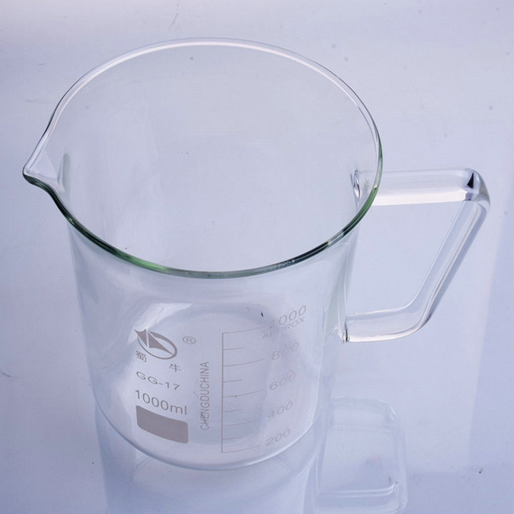 1pc/ 5001000 2000ml glas bægerglas med håndtag til kemi glasvarer