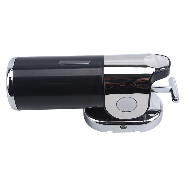 Wall Mount Shower Shampoo Dispenser Auto Touch-free/ Manual Stainless Steel Soap Dispenser: black