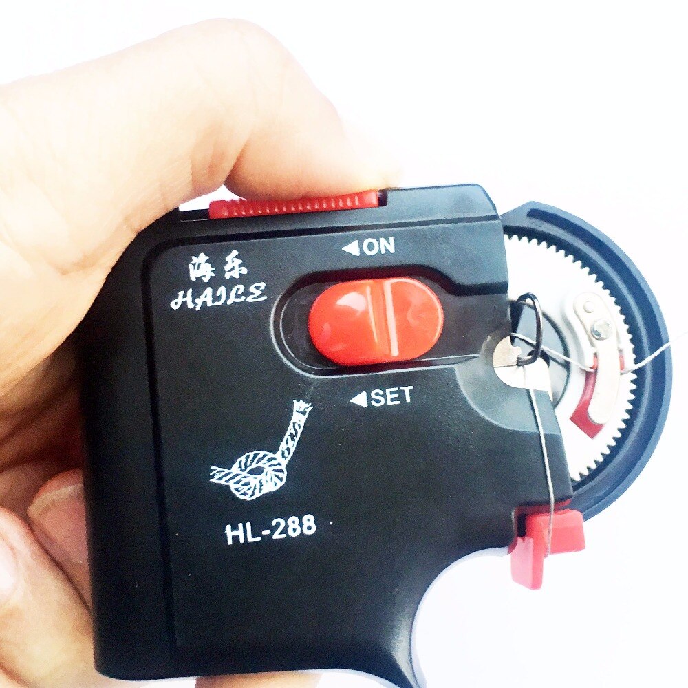Smart Kingfisher Draagbare Elektronische Automatische Vishaak Tier Bindmachine Tie Snelle Vislijn Tie Tool Koppelverkoop