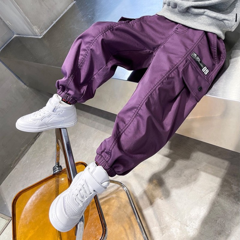 Pantalones largos deportivos informales para niños y adolescentes, pantalón Cargo con múltiples bolsillos, para primavera y otoño, de 3 a 14 años