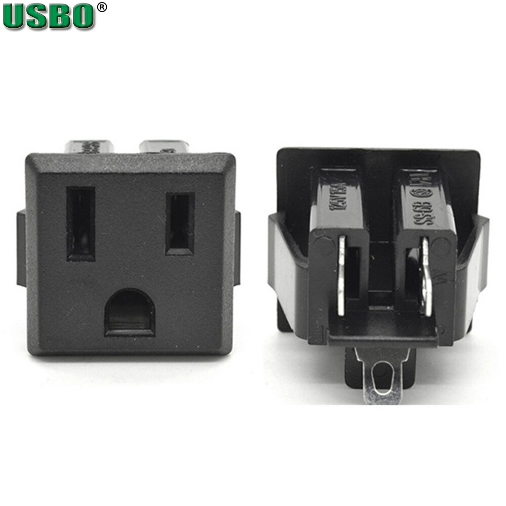 Zwart Koper Ce Industriële 5-15R Outlet Amerikaanse Standaard Ons Stopcontact 250V 10A 125V 15A Universele Ac Power socket SS-6B