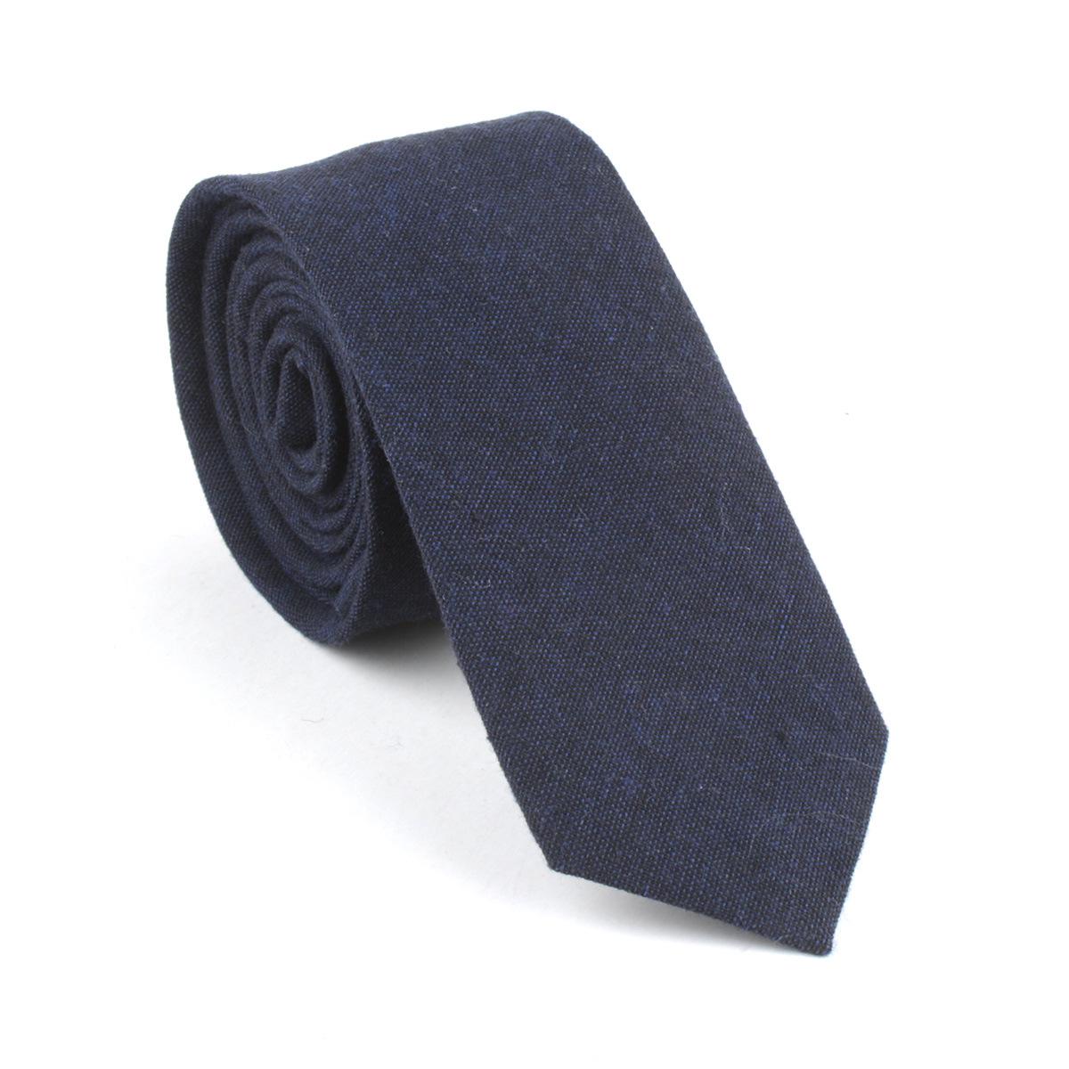 Mærke herre vintage solid hals slips til mand stribe rød blå bryllup business slim slips corbatas tyndt slips: 6