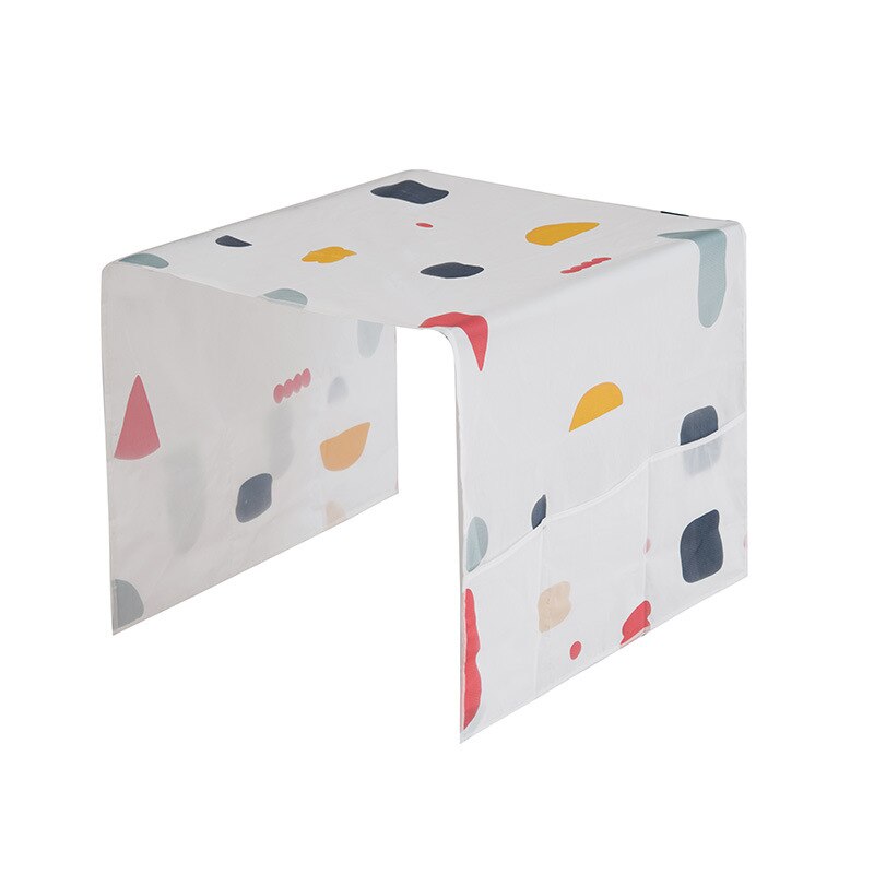 Funda para frigorífico, a prueba de agua, cubierta para nevera con bolsillo de almacenamiento, bolsa de almacenamiento, organizador colgante para el hogar o la cocina: Square