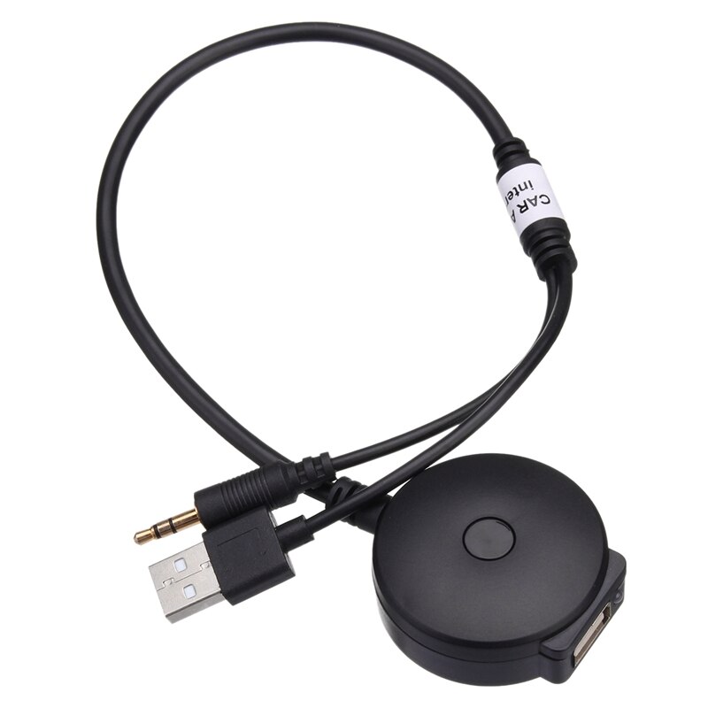 Cable adaptador de Audio inalámbrico para coche, adaptador de música AUX y USB, Bluetooth, para BMW Mini Cooper