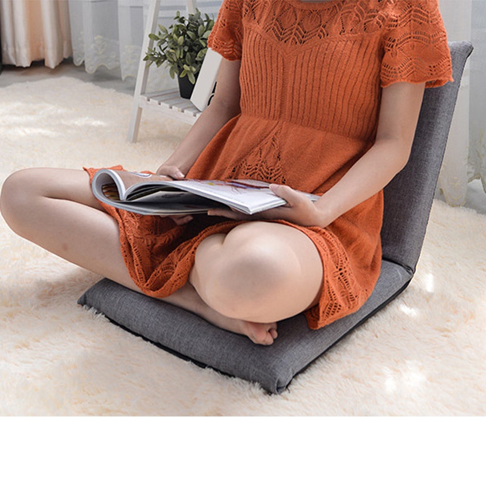Foldable Floor Chair Adjustable Relaxing Lazy Sofa Seat Cushion Lounger