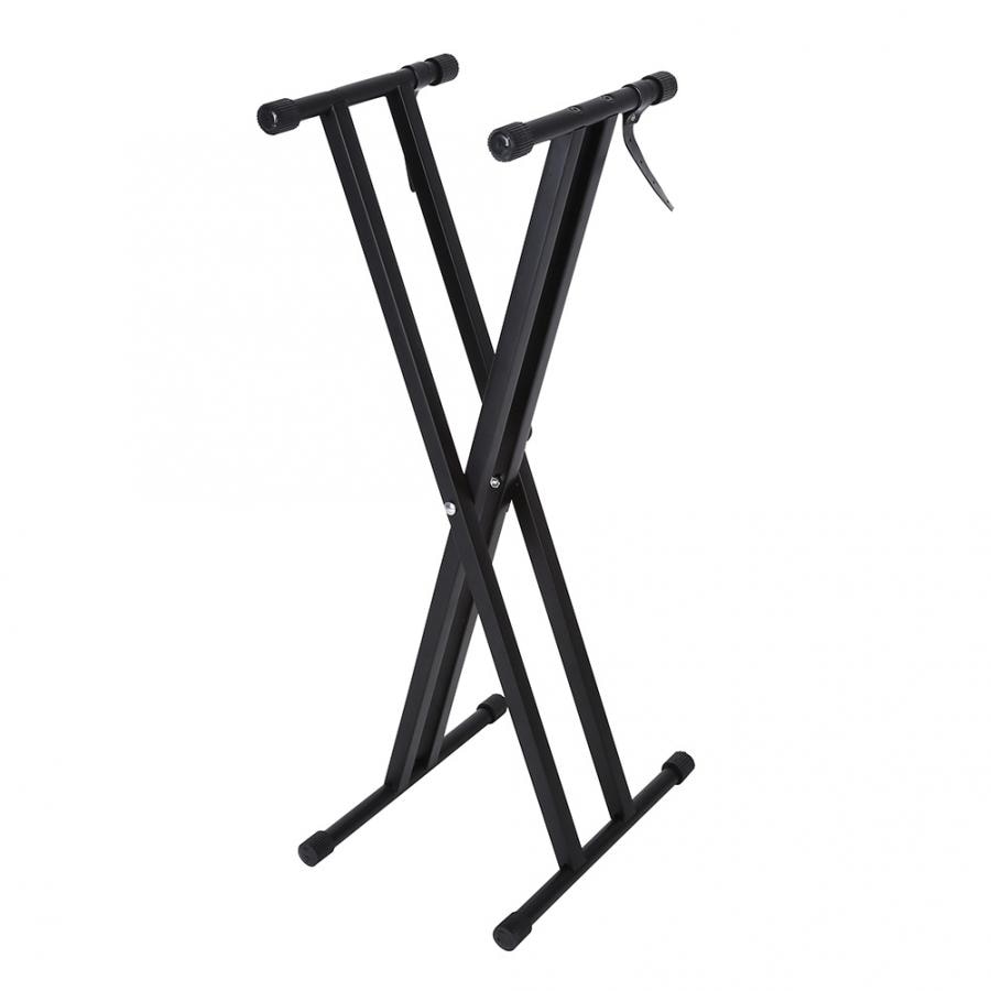 Keyboard Holder Piano Stand X-Style Keyboard Stand Double Braced Music Electric Organ Holder Adjustable Height
