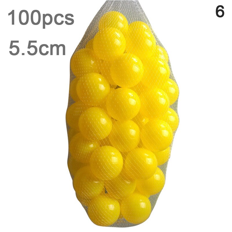 100x Eco Friendly Ball Plastic Ocean Ball Water Pool Ocean Wave Ball Outdoor Toy: A6