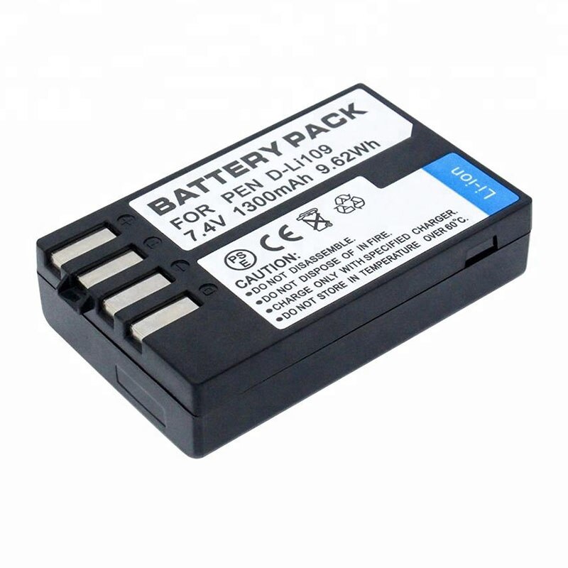 D-Li109 DLI109 d-li109 Batterie Pour Appareil Photo PENTAX K-R K-2 KR K2 KR K30 K50 K-30 K-50 K500 K-500