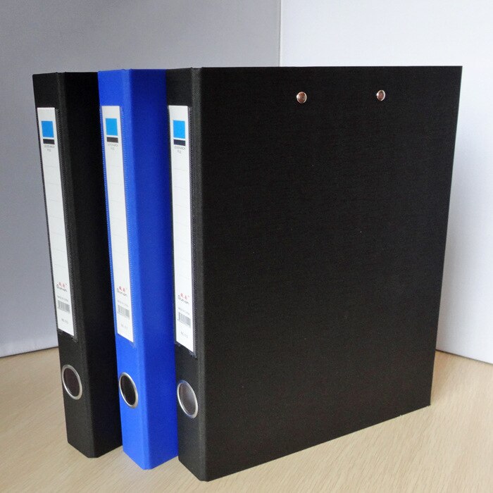 Office Business Folder A4 Paper Double Powerful Clip File Cabinets Folder Desktop Storage Folder School Office Stationery