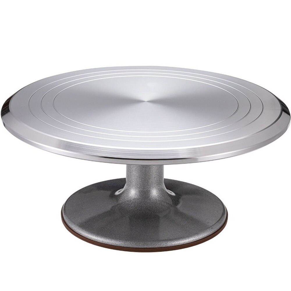 12 Inch Turntable Cake Decoration Accessories Aluminum Alloy Rotating Cake Stand Tools Cake Table Turntable Rotating