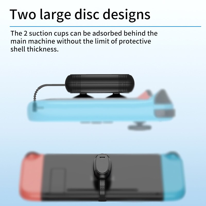 Til nintendo switch 2 in 1 otg forlænger ladekabel adapter til ns switch opladning gamepad controller kabel 2 sugekopper